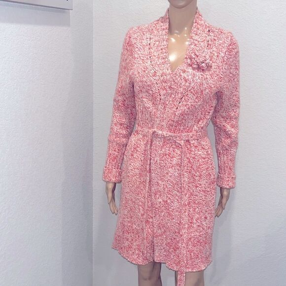 Boston Proper cardigan with self tie - Picture 1 of 3